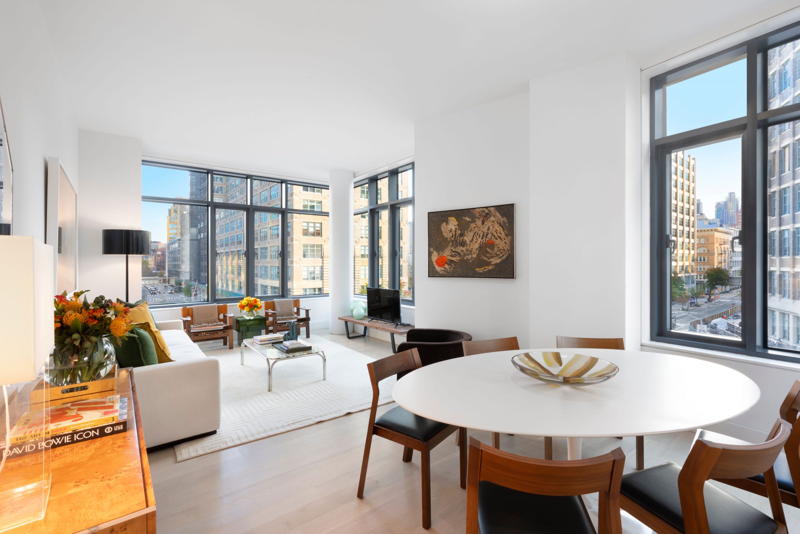 Interior of The Riverview condo at 219 Hudson Ave. in Hudson Square